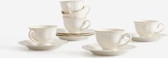 Zdjęcie Ever Nice Zestaw Kawowy Z Porcelany Palazzo Biały 12el. - Żychlin
