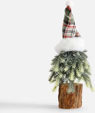 Zdjęcie Hogewoning Dekoracja Choinka W Czapce Zielono-Biała 24cm - Mikstat