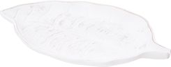 Zdjęcie Agata Talerz Dekoracyjny Biały Liść 30cm - Wąchock