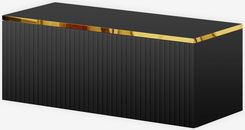 Zdjęcie Exline Szafka Wisząca Czarna Gold 80cm - Bełchatów