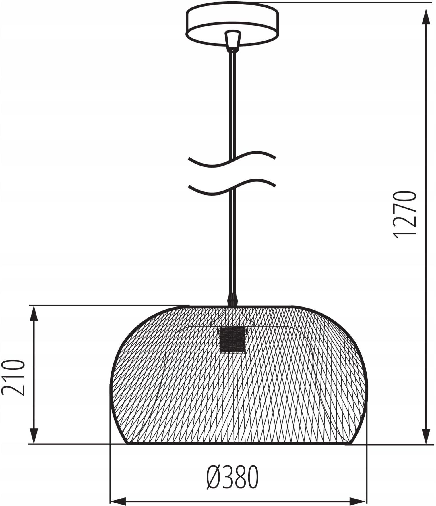 66647 Lightlogic Lampa Wisząca Ll Wernic 01 E27 Boho Eko Lekka Ciepły Brąz ...