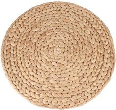 Zdjęcie OKRĄGŁA PODKŁADKA NA STÓŁ BOHO Z HIACYNTA WODNEGO 38x38 cm - Ustroń