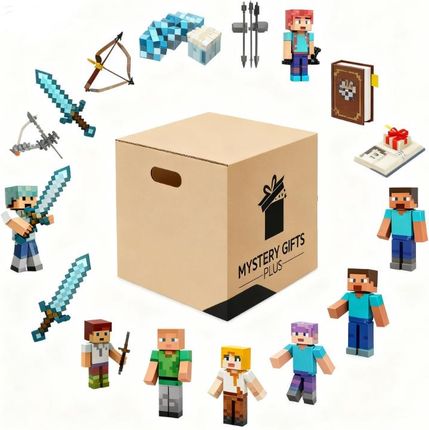 Zabawek Minecraft na Amazonie! Pudełko mystery z 5 sztukami
