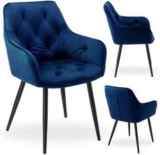 Zdjęcie Ehokery Krzesło Nevada Velvet Granatowy - Frombork