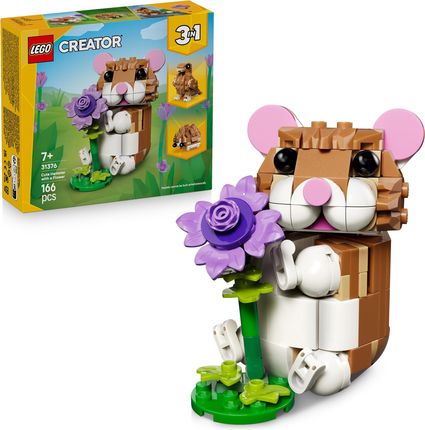 LEGO Creator 31376 Uroczy chomik z kwiatkiem