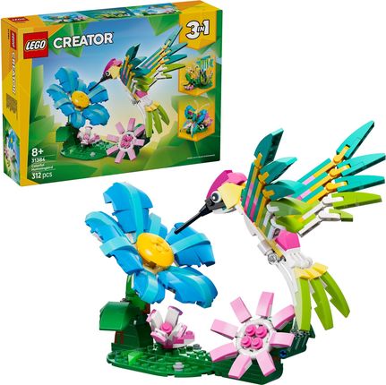 LEGO Creator 3 w 1 31384 Dzikie zwierzęta: kolorowy koliber
