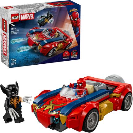 LEGO Marvel 76336 Spider-Man w samochodzie kontra zvenomowany Wolverine