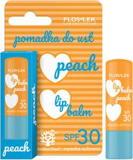 Zdjęcie Floslek Lip Balm Peach Pomadka Do Ust Z Spf 30 4g - Choszczno