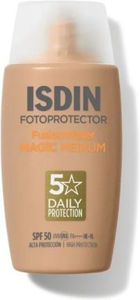 Isdin Fotoprotector Fusionwater Magic Medium Spf50 Lekki Fluid Tonujący Spf 50 50ml