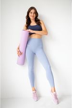 Zdjęcie Legginsy do jogi damskie 2skin Pilates baby blue - Wleń