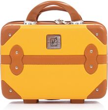 Zdjęcie Kuferek SEMI LINE T5841-1 Vintage 23 cm Pomarańczowo-brązowy - Lipsko