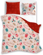 Zdjęcie Faro Scandic Ho-Ho-Ho 3-Częściowy Komplet Pościeli Bawełna 160x200cm - Blachownia