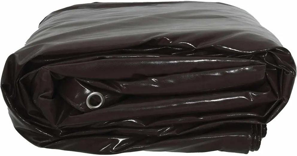 VidaXL Plandeka 650g/m² Brązowy 5x8m Płótno Z Powłoką Pvc 42017728 ...