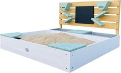 Zdjęcie Axi Cato Piaskownica Z Pojemnikami Na Piasek 100x105Cm Biala/Zielona - Dąbrowa Tarnowska