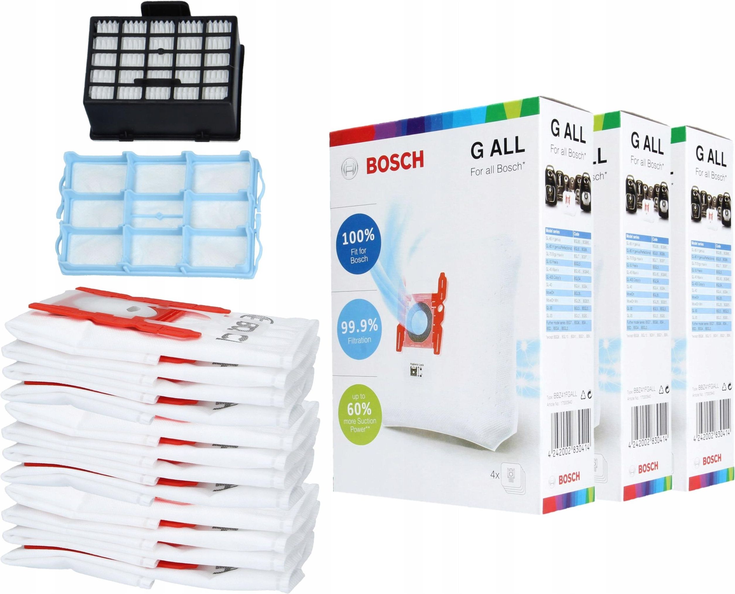 Worek Do Odkurzacza Bosch Bsgl 32125 GL-30 Bionic Filter Pro Animal Ha