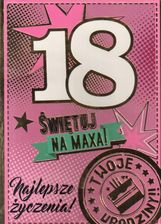 Zdjęcie Kukardka Karnet Okolicznościowy 18 Świętuj Na Maxa - Brodnica