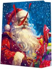 Zdjęcie Paw Torba Prezentowa 30X41X12cm Mikołaj Z Prezentami - Sandomierz