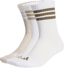 Zdjęcie adidas Skarpety 3-Stripes Cushioned Sportswear Crew 3 Pair Pack Beżowe - Kraków