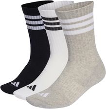 Zdjęcie adidas Skarpety 3-Stripes Cushioned Sportswear Crew 3 Pair Pack Białe - Zabłudów