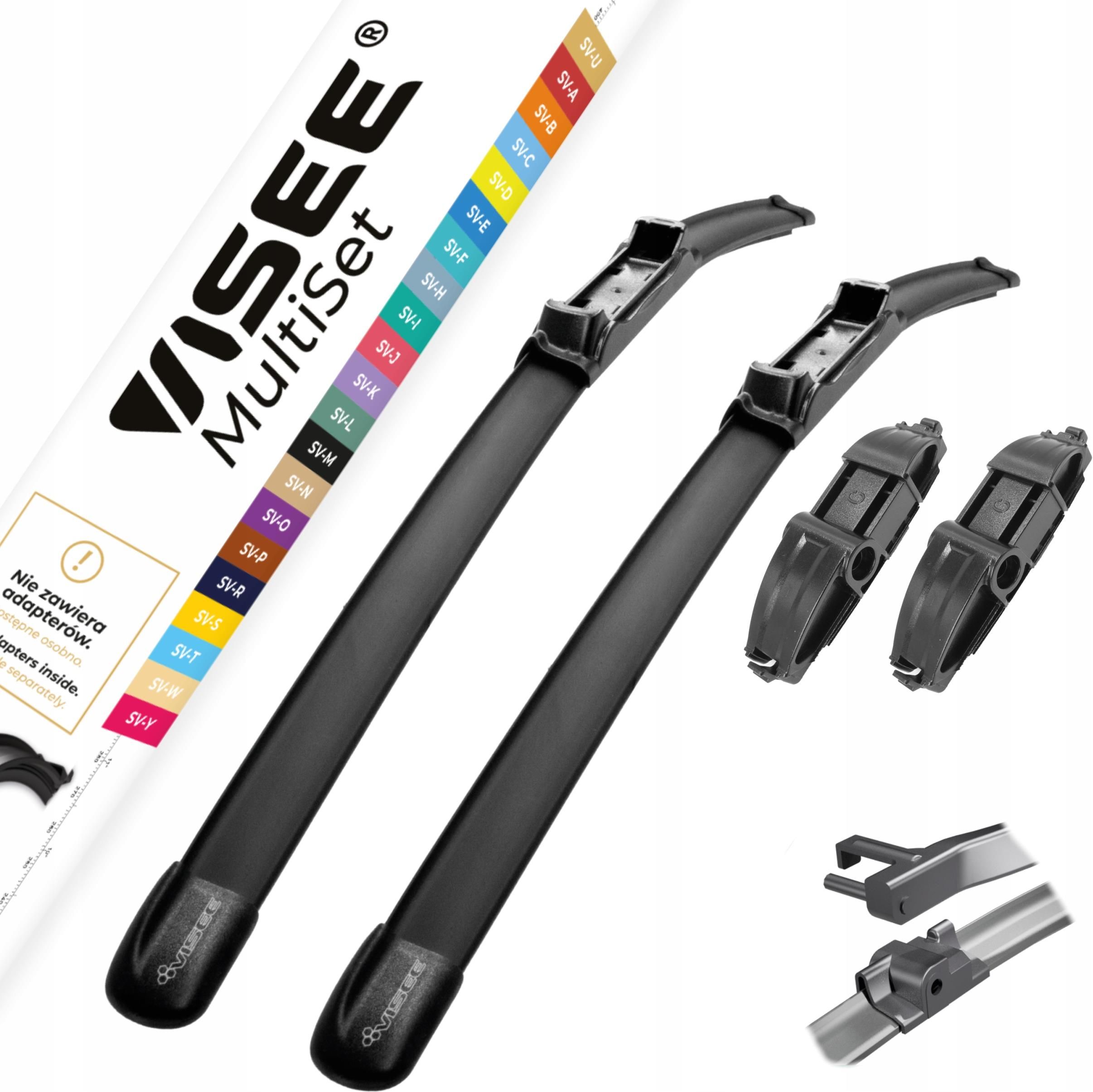 Visee Wycieraczki samochodowe do Multiset Multiset zestaw SV-L 600/600 ...