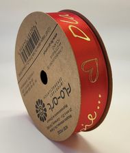 Zdjęcie Com Taśma Atłasowa Dla Ciebie 25Mmx25Y Czerwony - Bytom