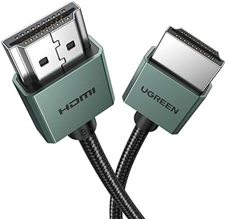 Ugreen8KElastycznyismukłykabelHDMI,kabelHDMI2.110K8K60Hz4K120HzDynamicHDR,HDCP,eARC,Wysokaprędkość48Gb/sAluminiumKompatybi