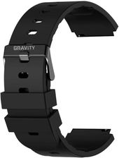 Zdjęcie Gravity Czarny Pasek Silikonowy 24mm Do Gt21; Rubicon Rnce96 I Inne - Rydułtowy