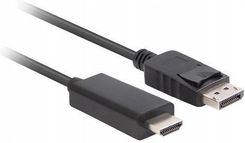 Zdjęcie Lanberg Kabel adapter DisplayPort (M) V1.1 - HDMI (M) 1,8m czarny (CADPHD11CC0018BK) - Kraśnik