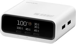 Zdjęcie 4Smarts Ładowarka biurkowa GaN Screen 100W Biała - White - Stopnica