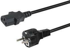Zdjęcie Equip 112110 kabel zasilające Czarny 1,8 m CEE7/7 IEC C13 - Reda