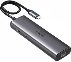 Zdjęcie Ugreen Adapter / Hub USB-C 6w1 CM512, HDMI 4K@60Hz, 2x USB, RJ45, PD 100W - Konin