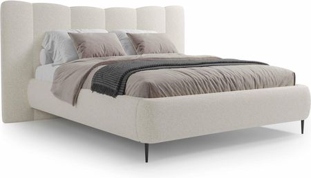 Comforteo Łóżko Tapicerowane Premium Nook 140X200 Z Pojemnikiem Na Wysokich Nóżkach 6475727