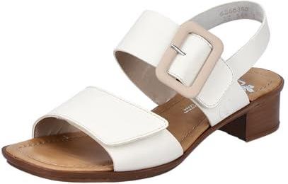 Rieker Damskie sandały 62663, beżowy, 38 EU