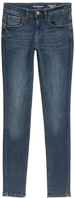 TOM TAILOR ALEXA SLIM - Slim fit jeans - dark stone wash denim/donkerblauw TOM TAILOR ALEXA SLIM - Slim fit jeans - dark stone wash denim/donkerblauw