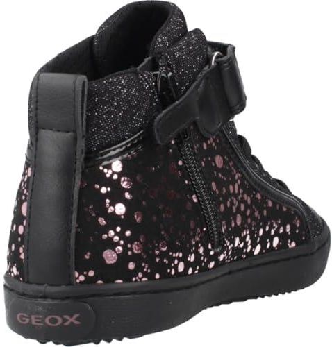 Geox Meisjes J Kalispera Girl D Sneaker, Schwarz, 35 EU