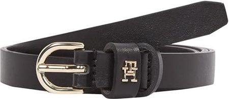 Tommy Hilfiger Damski 1,5 cm Essential Effortless Skinny Belt, czarny (czarny), 85