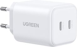Zdjęcie Ugreen Ładowarka Dual Usb-C Gan 45W X526 Biała (65154) - Zwierzyniec