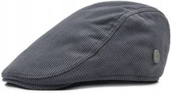 Zdjęcie Ocieplany, Sztruksowy Kaszkiet - Pako Jeans - Popielaty CPAPJNSKASZKIET1512 - Nowa Sarzyna