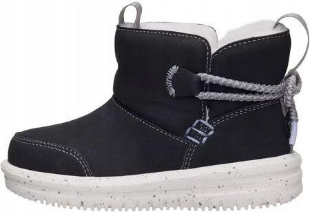 HeyDude Dziecięce Zimowe Śniegowce Buty Wsuwane Camden Bow Cozzy 23