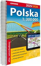 Zdjęcie Polska atlas samochodowy 1:300 000 2025/2026 Nowe Wydanie - Syców