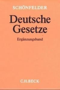 Schonfelder Deutsche Gesetze Erganzungsband Grundwerk Ohne Fortsetzung Literatura Obcojezyczna Ceny I Opinie Ceneo Pl