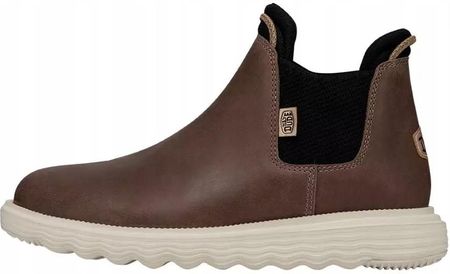 Damskie Buty Botki Sztyblety Ciepłe Skórzane HeyDude Wendy Branson Craft 36