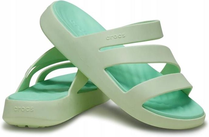 Crocs Damskie Lekkie Buty Klapki Getaway Strappy 209587 Sandal 38-39 ...
