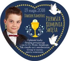 Zdjęcie Candy Pixel Magnes Na Lodówkę Podziękowania Serce 9,8Cm Komunia - Bielsko-Biała