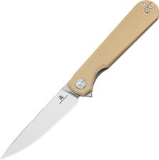 Zdjęcie Bestech Knives Nóż Składany Bestechman Flick Stonewashed Satin Khaki G10 - Oława