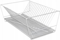 Zdjęcie Metpol Suszarka do naczyń kempingowa z tacką biała 40 cm - Knurów