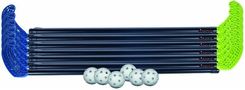 Zdjęcie Aktivsport Zestaw Do Unihokeja Z Tworzywa Sztucznego 85/96cm 2X6 Kijów 6 Piłek - Pasym
