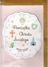 Zdjęcie Panon Karnet Pamiątka Chrztu Świętego Z Kopertą - Warta