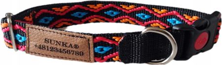 Sunka Obroża Dla Psa Z Adresem Identyfikatorem Rozm.L/Xl Różne Wzory Ultra