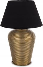 Zdjęcie Artpol Lampka Nocna Lampa Stołowa Złota Czarna Postarzana Wysoka Retro Loft 64cm - Łazy